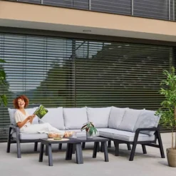 Hartman Ibiza Hoeksalon in Royal Grey><noscript><img width=