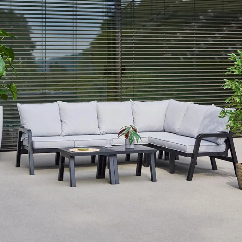 Hartman Ibiza Hoeksalon in Royal Grey> Tuinmeubels