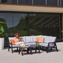 Hartman Ibiza Hoeksalon in Royal Grey><noscript><img width=