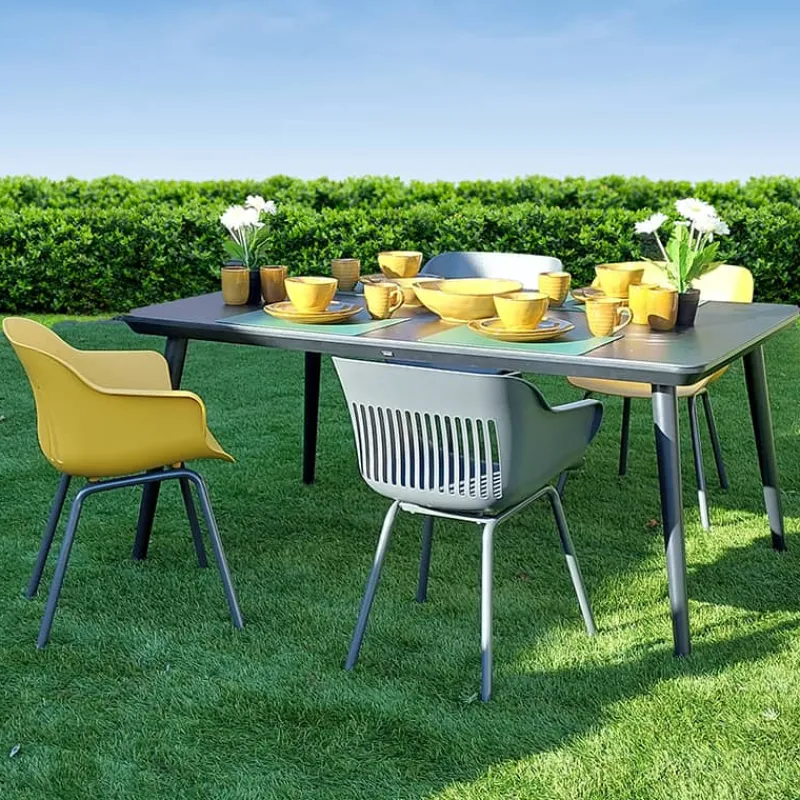 Hartman Sophie Studio tafel (170x100cm) carbon zwart> Koken & Bakken|Tuinmeubels