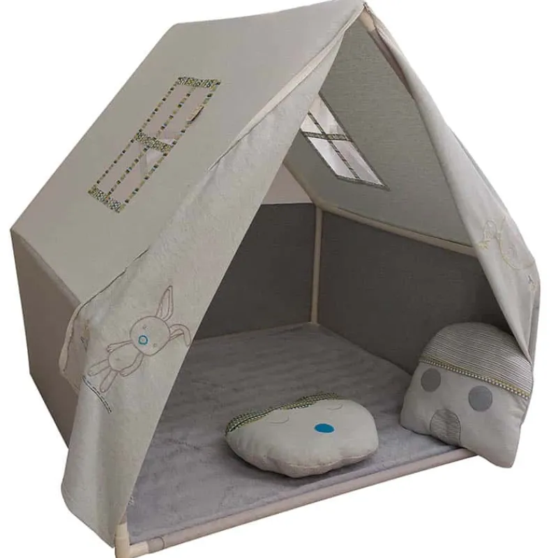 Huistent 110cm +mat +2kussen> Campeermateriaal