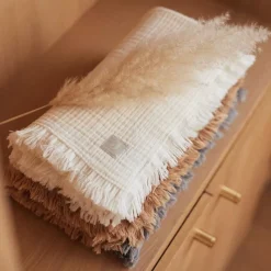 Jollein Deken muslin fringe (75x100cm)> Babypark & Bed