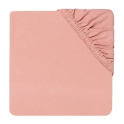 Jollein Hoeslaken (60x120cm) jersey rosewood> Babypark & Bed