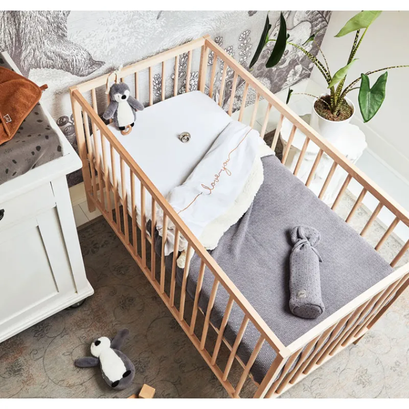 Jollein Laken bed I Love You – Caramel> Babypark & Bed