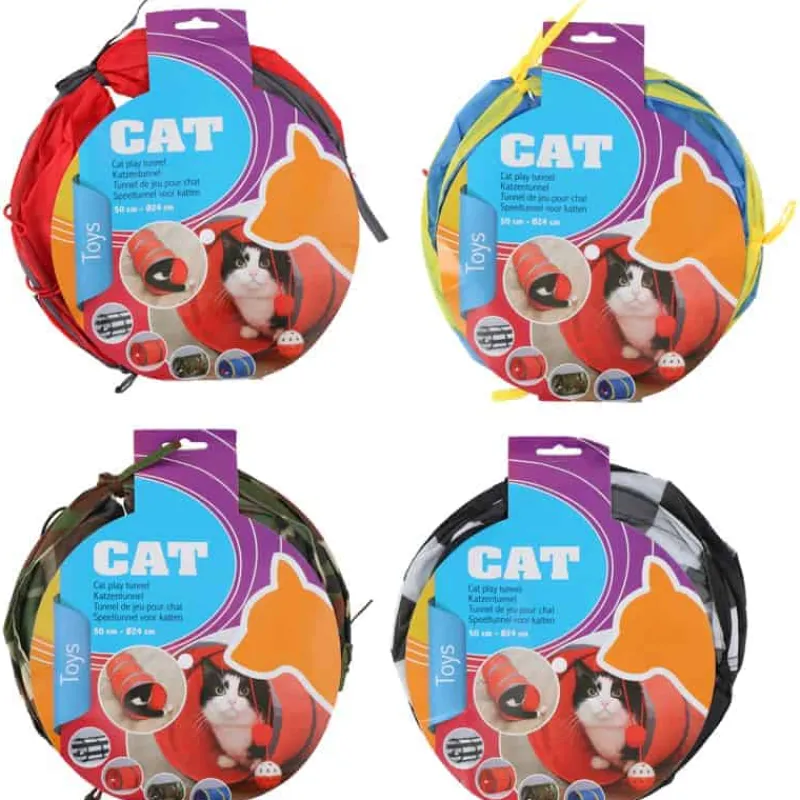 Katten Speeltunnel 50x24cm> Kat