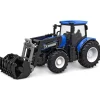 Kids Globe RC tractor met licht en frontlader blauw> 4 Wielen