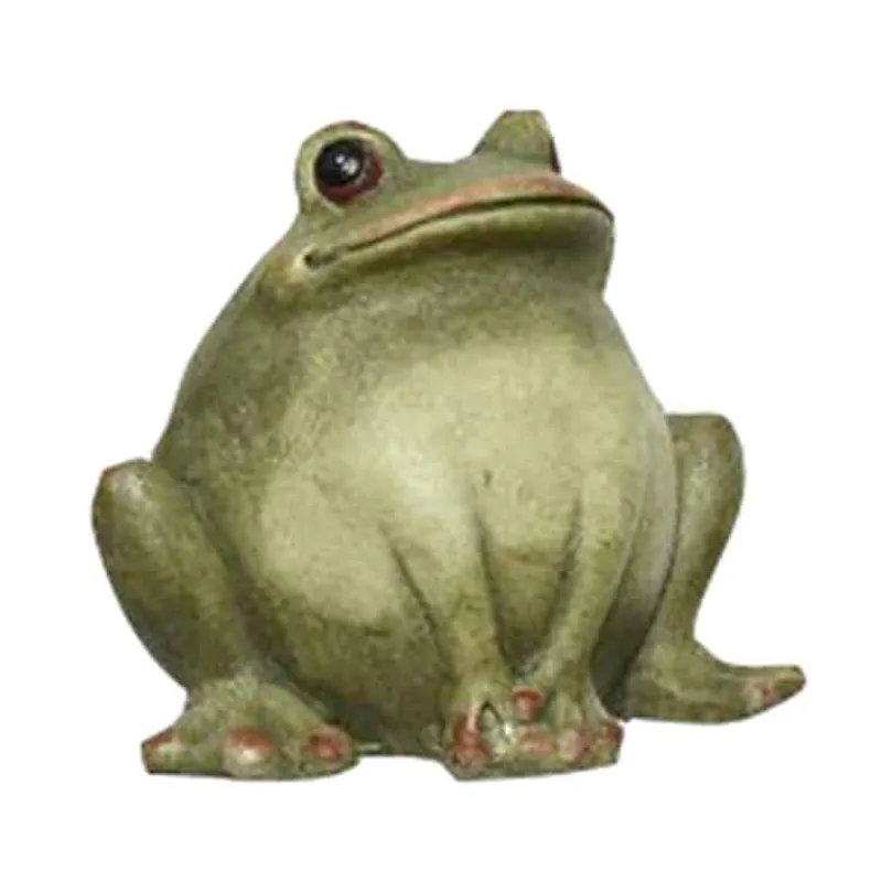 Kikker (26cm) in magnesium groen> Decoratie