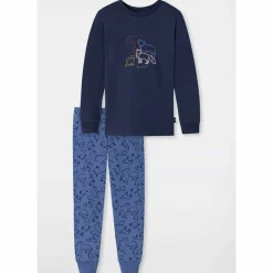 Kinder pyjama lang – 803 donker blauw> Kleding