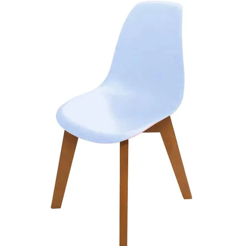 Kinderstoel (30x35xH57) lichtblauw> Meubilair