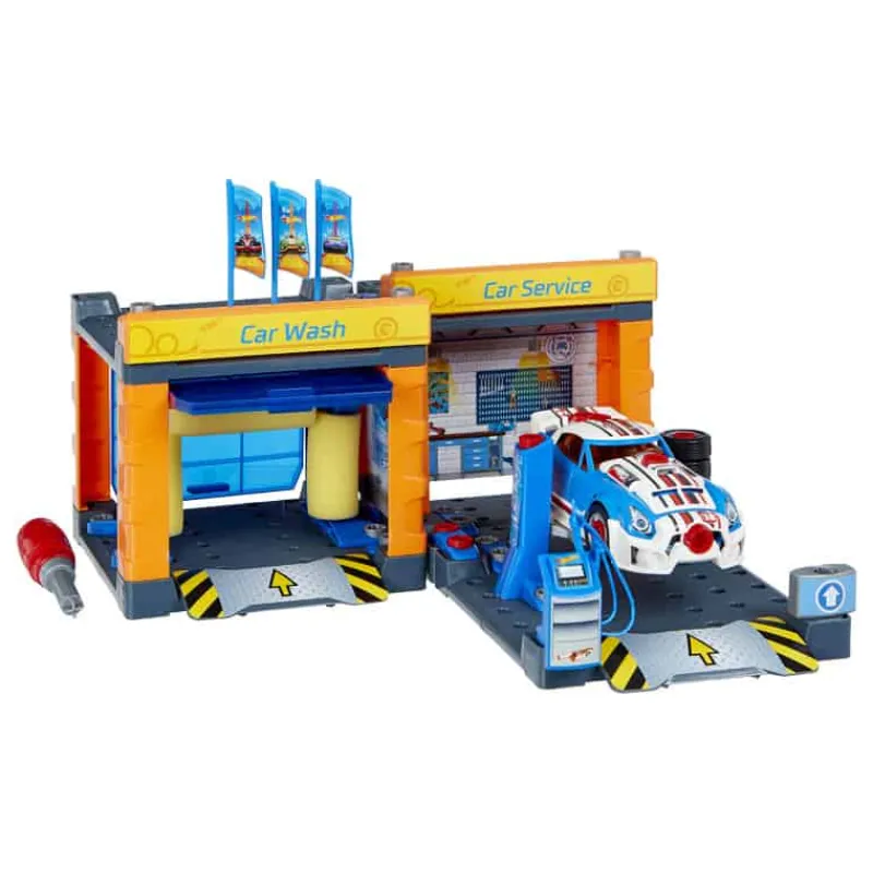 Klein, Hot Wheels Klein Hot Wheels Car Service & Car Wash> 4 Wielen