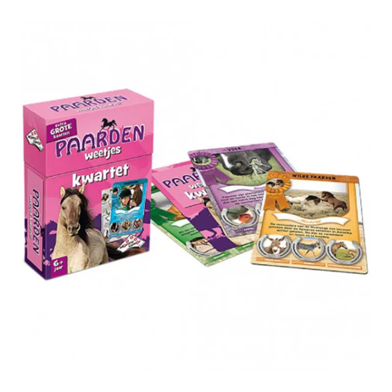 Identity Games Kwartet Paarden> Gezelschapspel