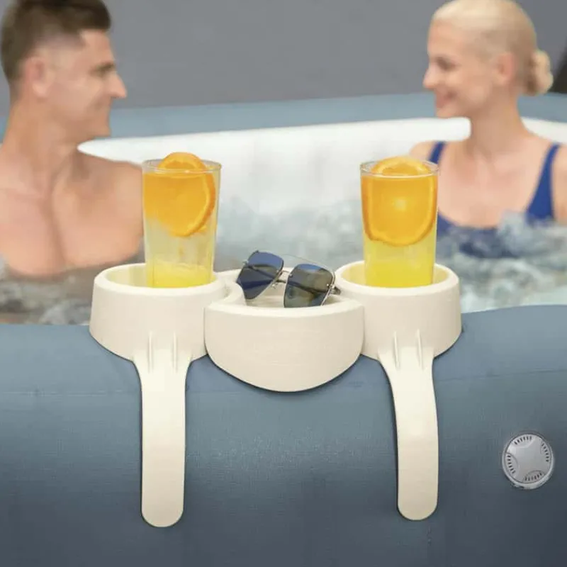 Bestway Lay-Z Spa drankenhouderset wit> Zwemplezier