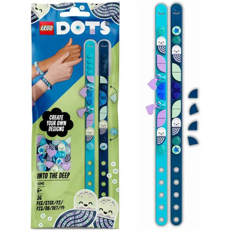 Lego DOTS Diepzee armbanden met bedeltjes (41942)> Speelsets|Creatief
