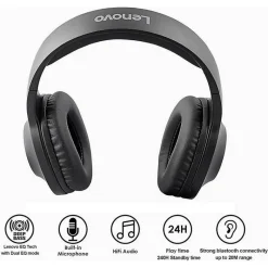 Lenovo Lenova headphone over-ear HPH116 BT zwart></noscript> Electronica & Muziek|Muziek & Elektronica