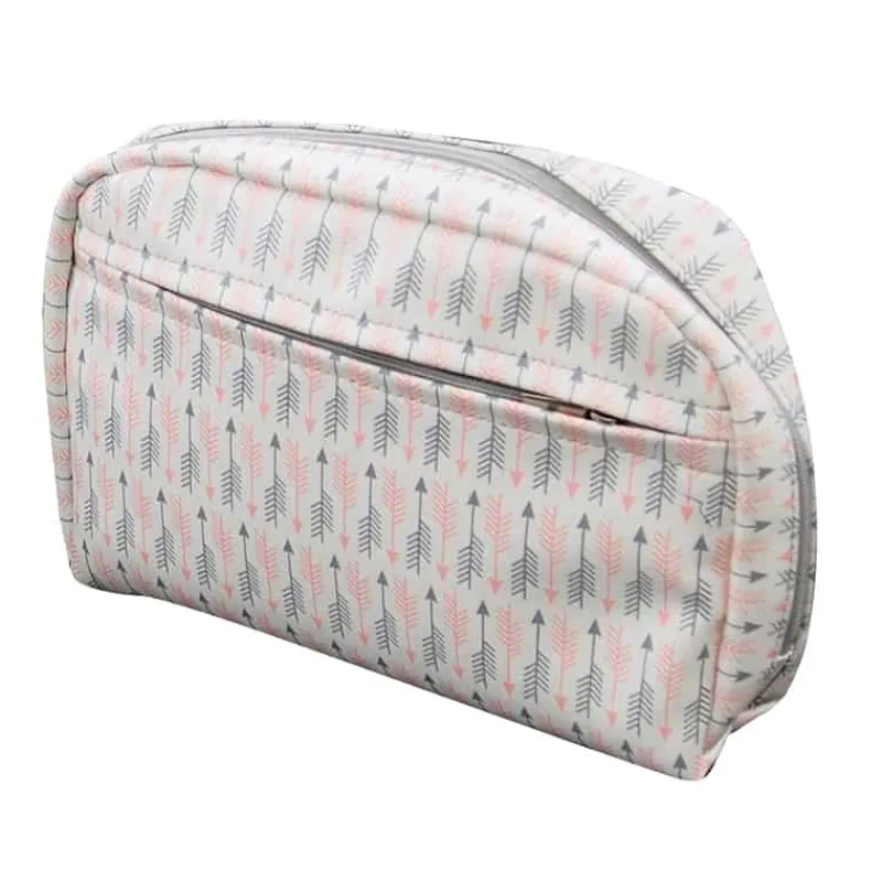 Make-up tasje met pijlenmotief 18x10x4cm> Badkamer|Opbergen