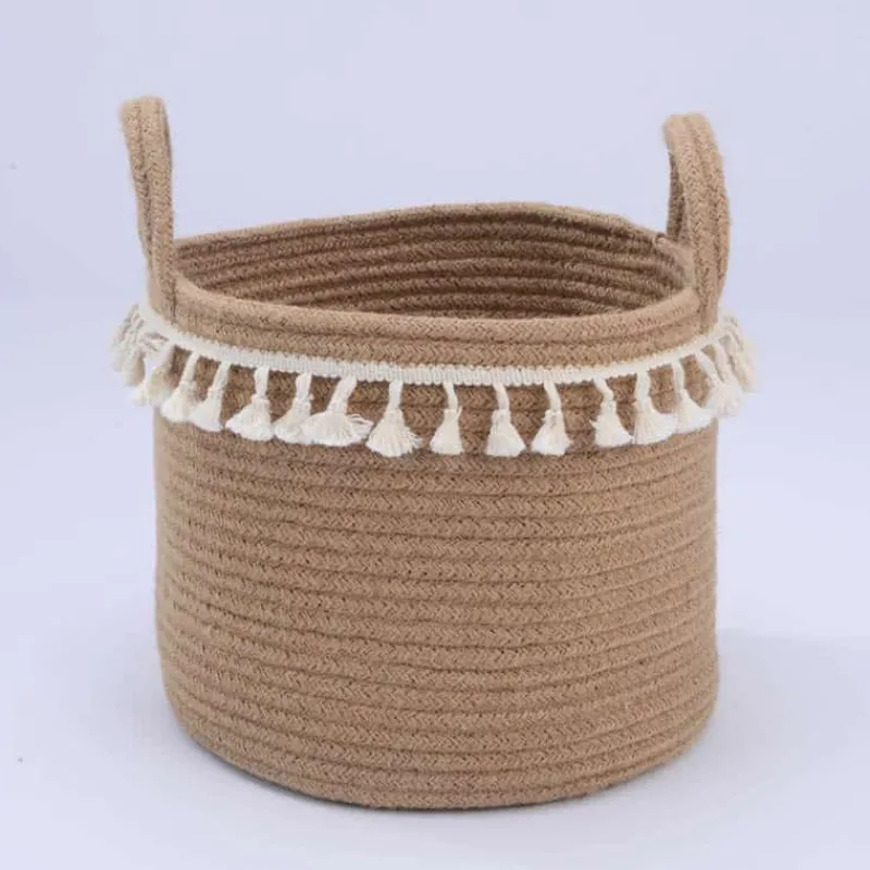 Mand stof (30xH24cm) met handvat> Opbergen|Cadeautip