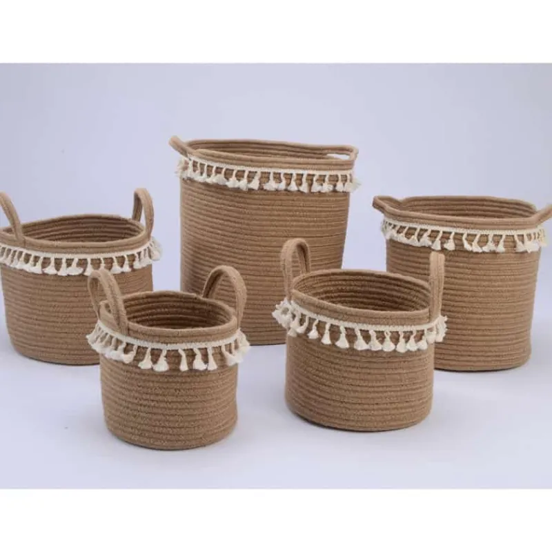 Mand stof (26xH21cm) met handvat> Opbergen|Cadeautip