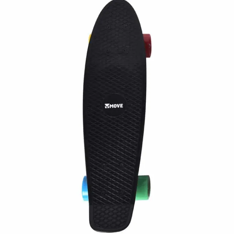 Maple Leaf Old school retro skateboard 55cm zwart> Fiets & Sport