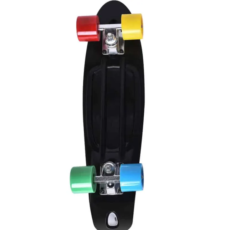 Maple Leaf Old school retro skateboard 55cm zwart> Fiets & Sport