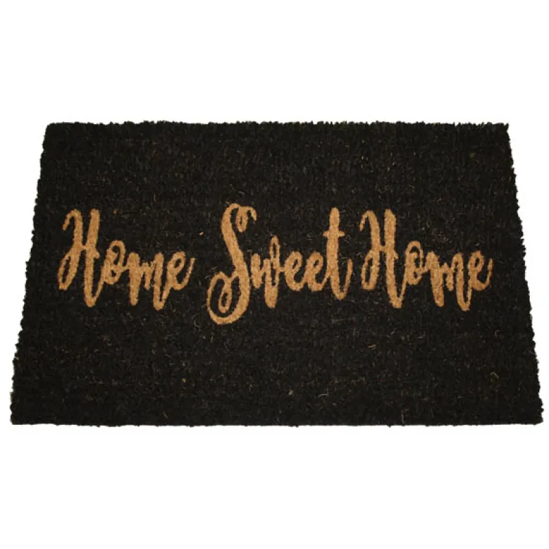 Mat kokosvezel 40x60cm ‘Home Sweet Home’ (met pvc onderaan)> Woonaccessoires