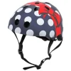 Maxxus Kinderhelm Polka Dot (53-58cm) met LED-licht> Veilig Naar School|Fiets & Sport