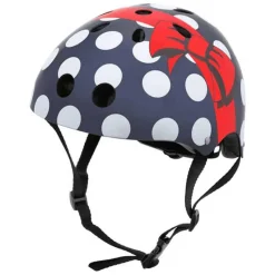 Maxxus Kinderhelm Polka Dot (53-58cm) met LED-licht> Veilig Naar School|Fiets & Sport