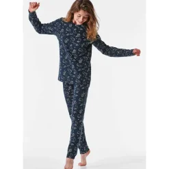 Meisjes pyjama lang – 203 antraciet><noscript><img width=