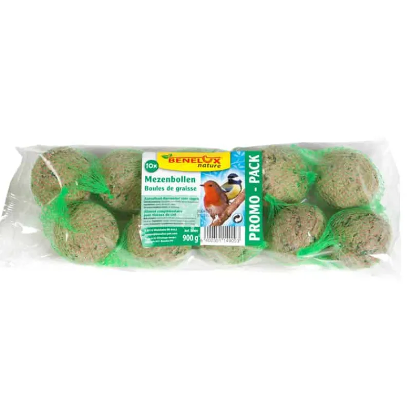Mezenbollen (10st) vrije natuurvogels> Tuin & Dier