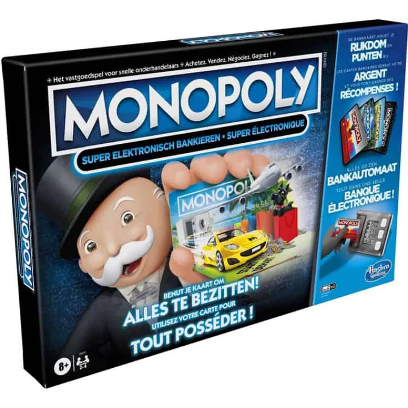 Hasbro Monopoly Super Elektronisch Bankieren> Gezelschapspel