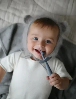 Mushie tandenborstel silicone – groen> Verzorging