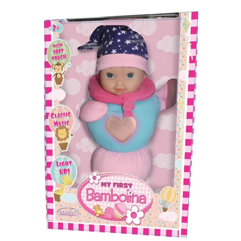 Bambolina My First babypop met licht & melodie> Poppen