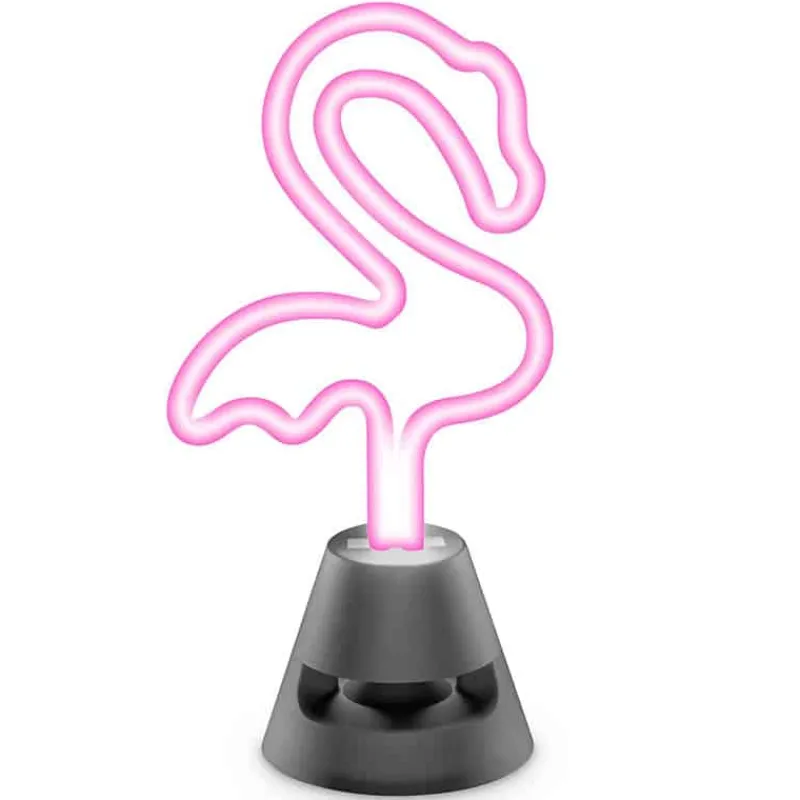 Neon Beat speaker LED flamingo> Verlichting|Electronica & Muziek