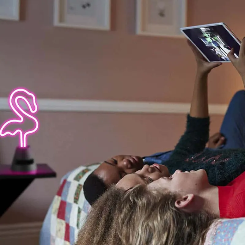 Neon Beat speaker LED flamingo> Verlichting|Electronica & Muziek
