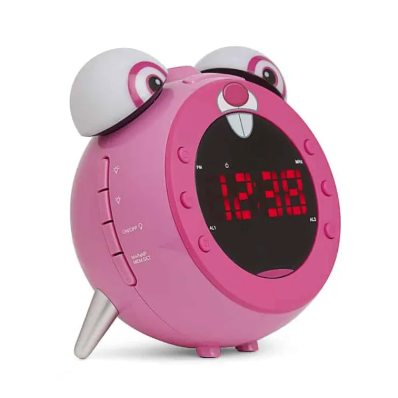 Nikkei wekkerradio roze> Muziek & Elektronica