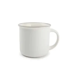 Nooz beker (39cl) rim grijs – 2 stuks> Koffie & Thee