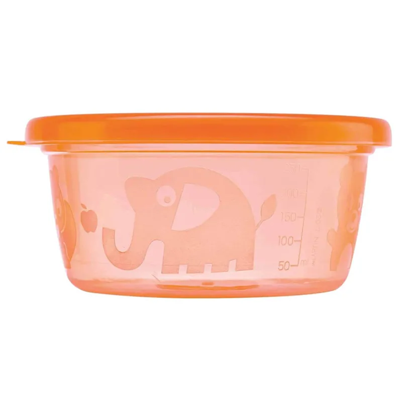 Nuby Picknick kommetjes (6 stuks) met deksel> Eten En Drinken