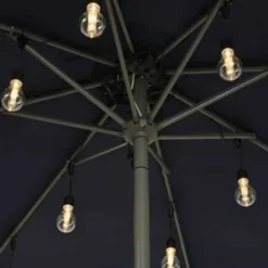 Parasol partylight buiten snoer (5m) zwart / 20 Led’s warm wit><noscript><img width=