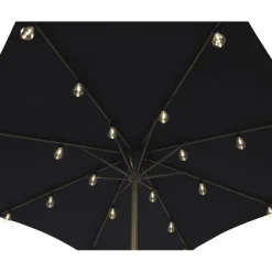 Parasol partylight buiten snoer (5m) zwart / 20 Led’s warm wit><noscript><img width=