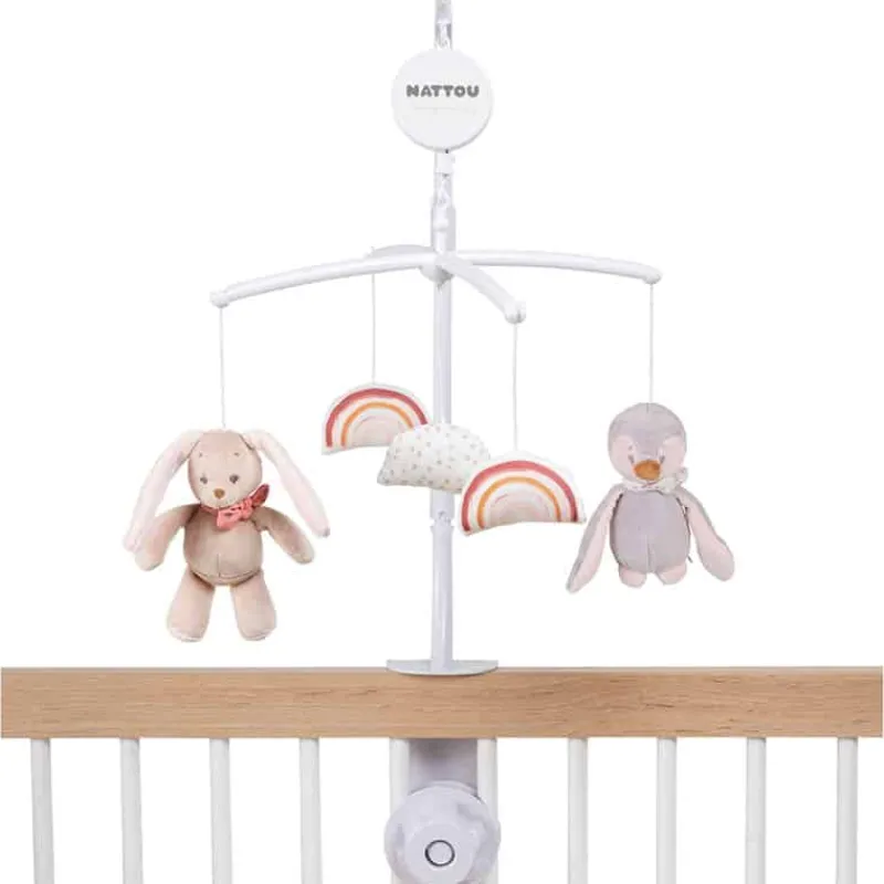 Nattou Pauline & Sacha mobiel> Knuffels|Babypark & Bed