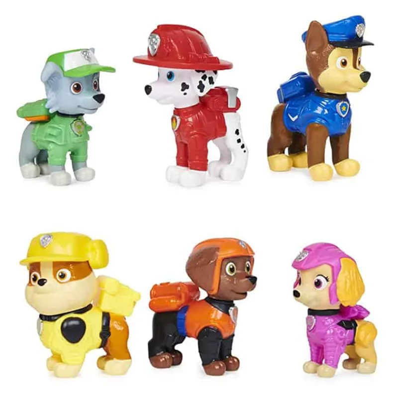 Spin Master, Paw Patrol Paw Patrol The Movie 6-pack Hero Pups> Speelsets|4 Wielen