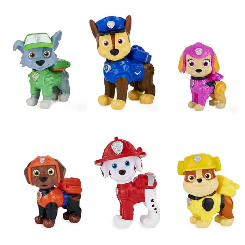 Spin Master, Paw Patrol Paw Patrol The Movie 6-pack Hero Pups> Speelsets|4 Wielen