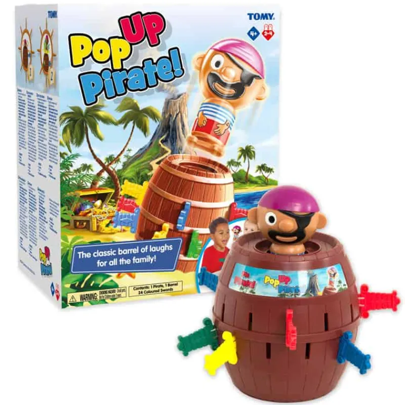 Tomy Piratenspel Pop up Piraat> Gezelschapspel