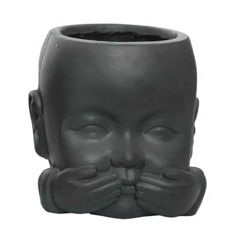 Planter monnik (ø23,5xH24cm)> Bloemen & Planten