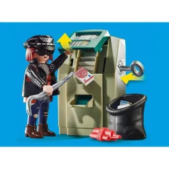 Playmobil City Action: Politiemotor – Achtervolging van de geldrover><noscript><img width=