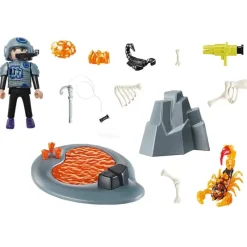 Playmobil ® Dino Rise: Starterpack gevecht tegen de vuurschorpioen (70909)></noscript> Speelsets