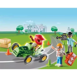 Playmobil ® Duck on Call: Ambulance actie. Help de racer! (70919)> Speelsets