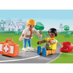 Playmobil ® Duck on Call: Ambulance actie. Help de racer! (70919)><noscript><img width=
