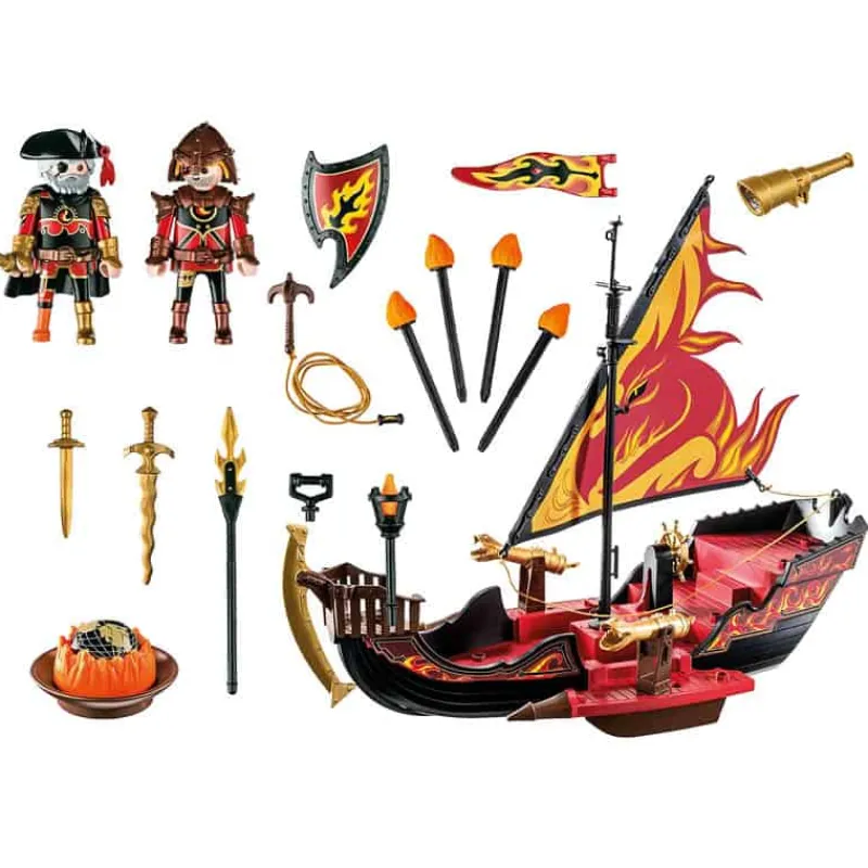 Playmobil Novelmore Burnham Raiders vuurschip (70641)> Speelsets