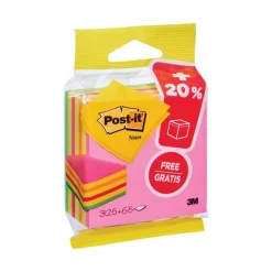 Post-It kubus notes neon 325 vellen +20% GRATIS> Bureaumateriaal