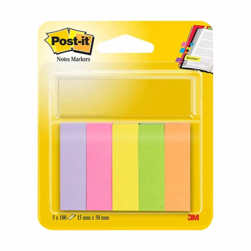 Post-It notes neon markers> Bureaumateriaal